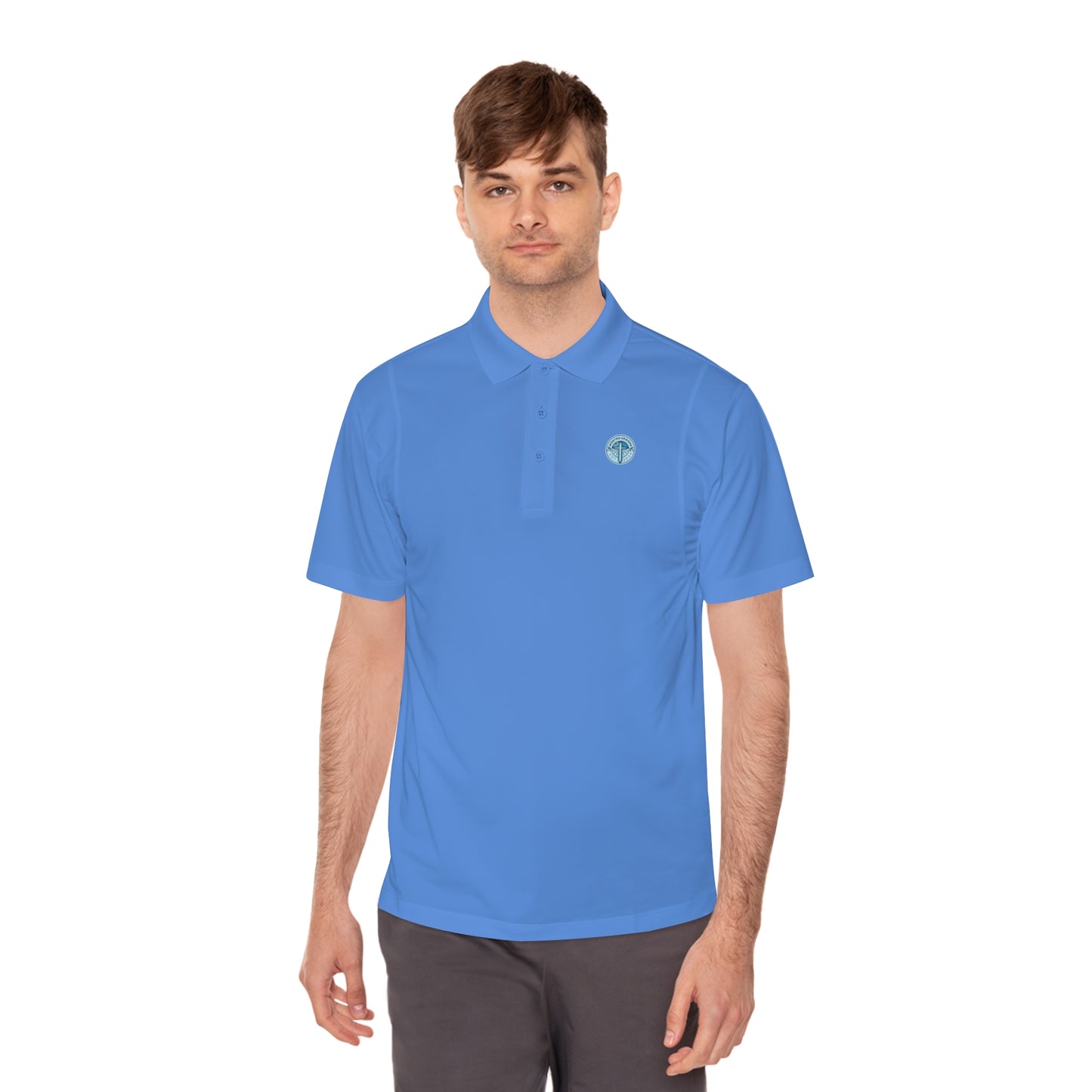 MD Logo Men's Sport Polo Shirt