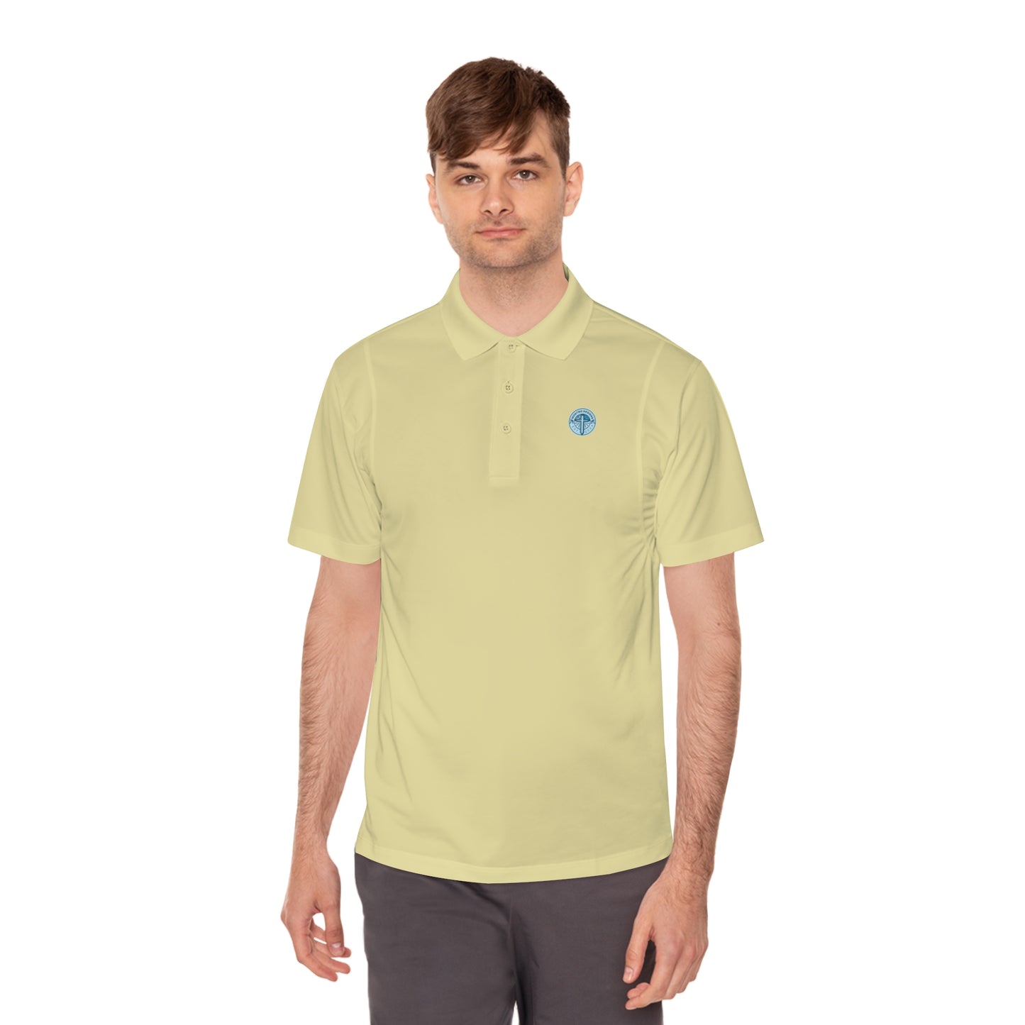 MD Logo Men's Sport Polo Shirt