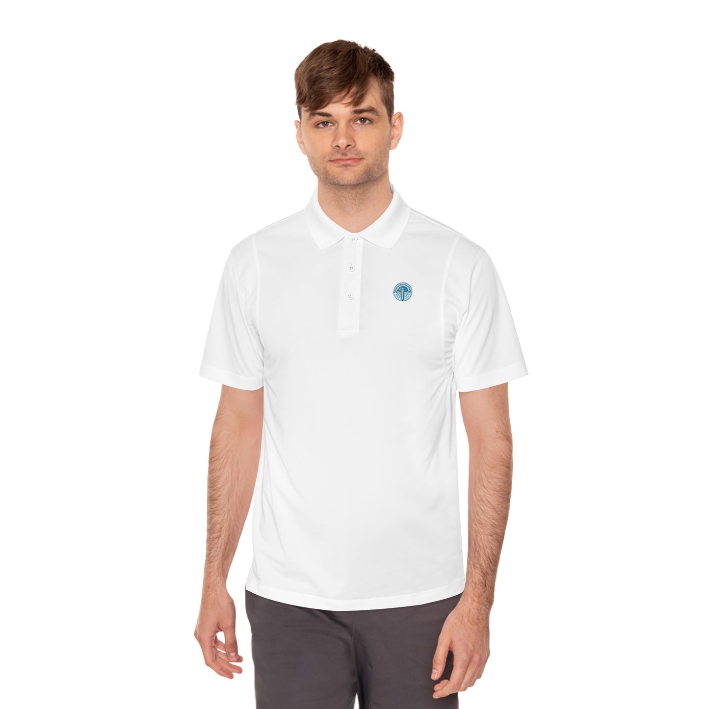 MD Logo Men's Sport Polo Shirt