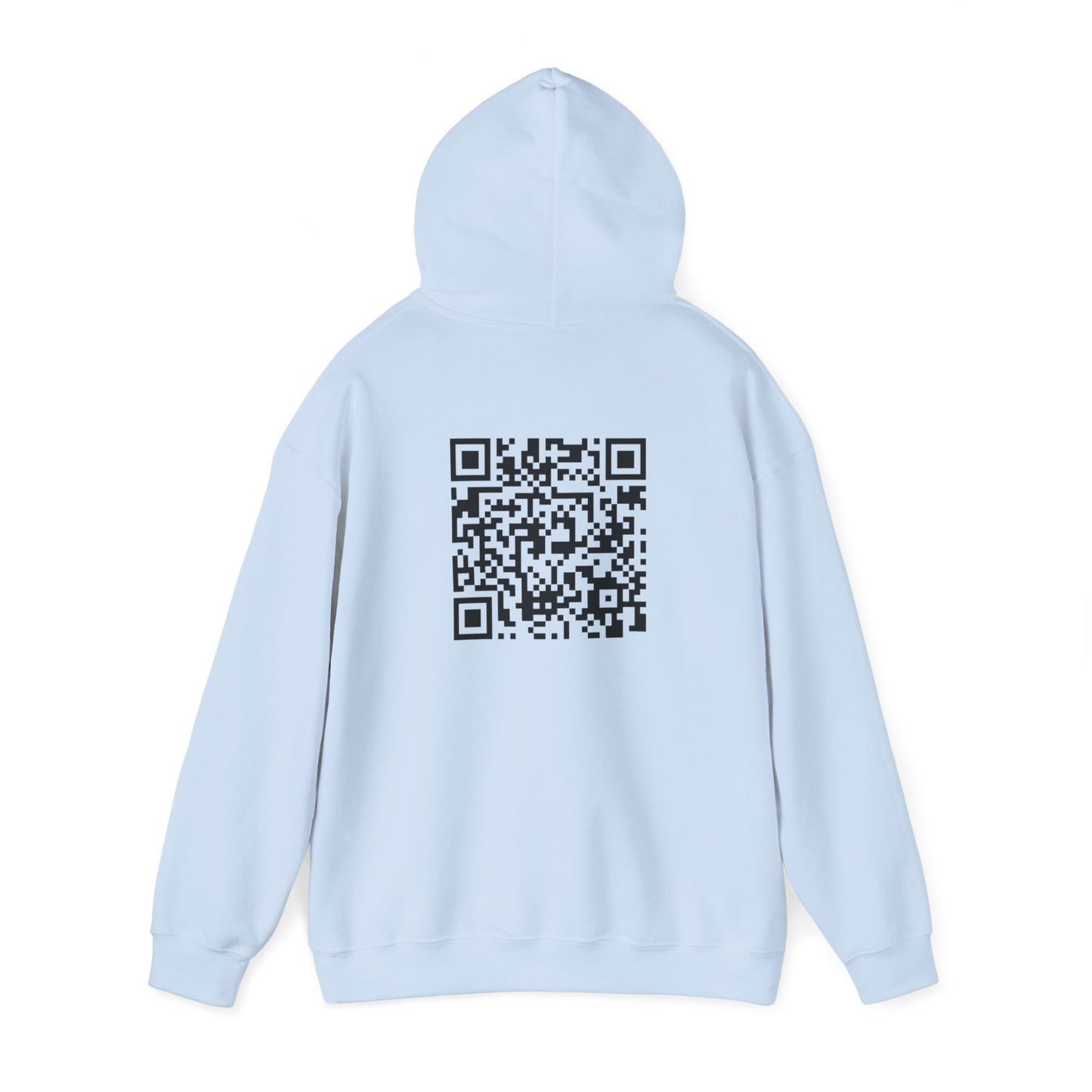 QR Code - Unisex Heavy Blend™ Hooded Sweatshirt - "Jesus Loves You :)"