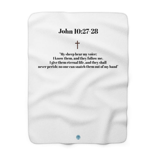John 10:27- Fleece Blanket