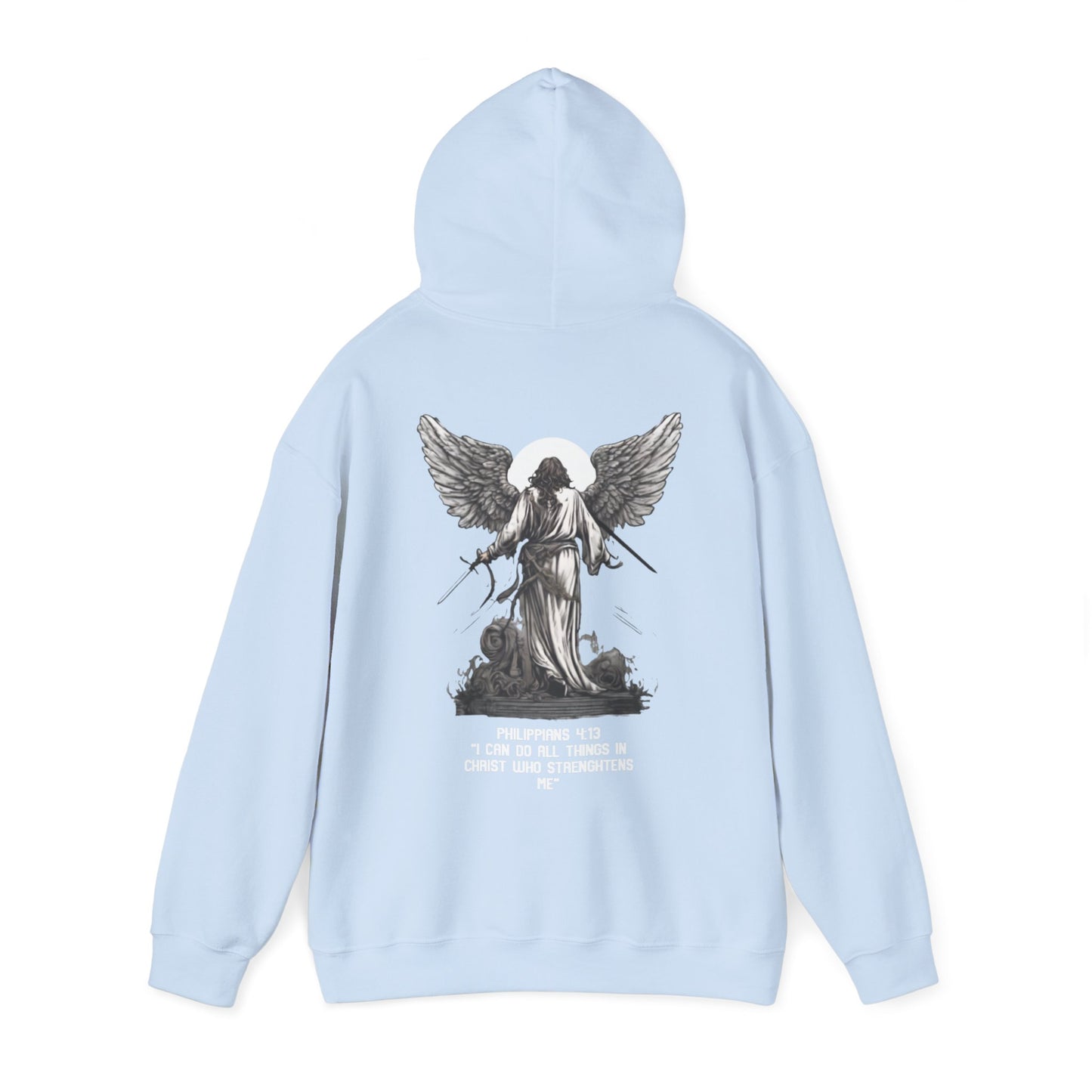 Philippians Armed Angel Hoodie