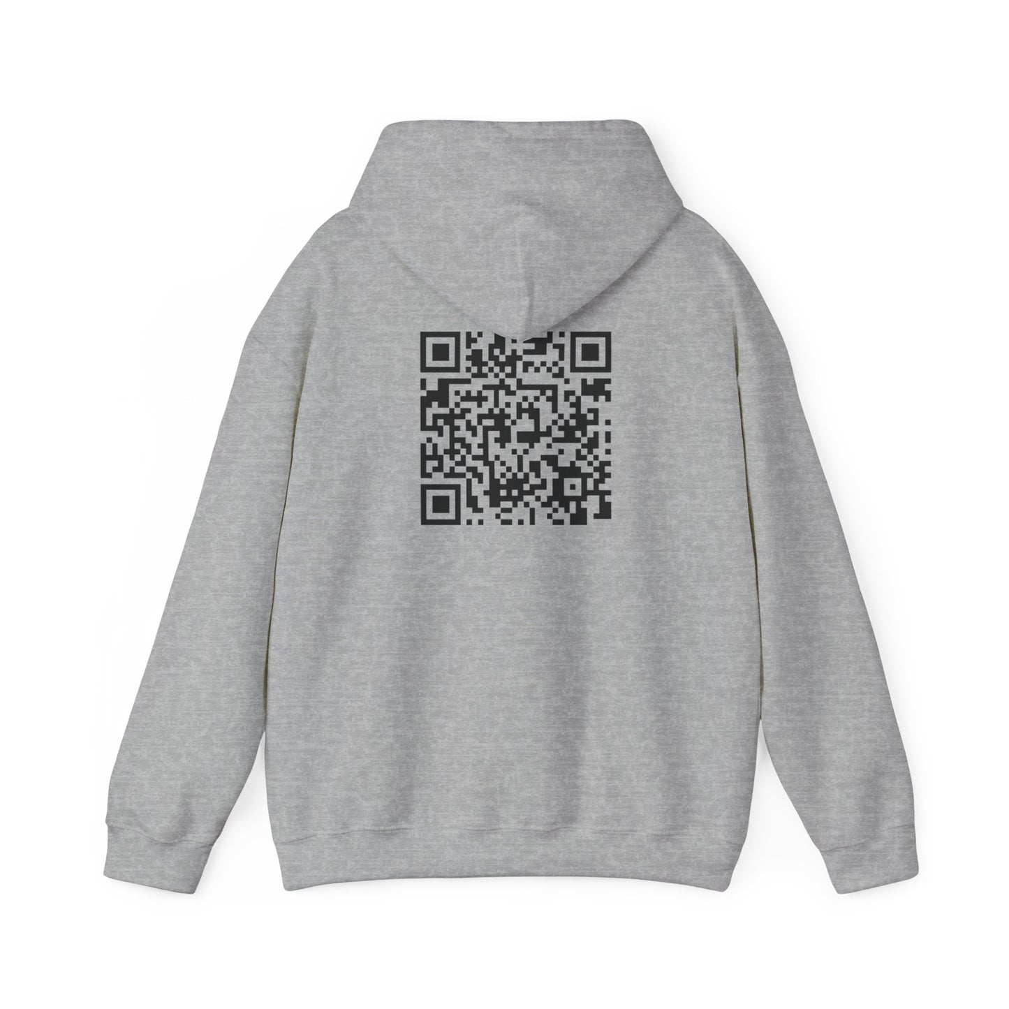 QR Code - Unisex Heavy Blend™ Hooded Sweatshirt - "Jesus Loves You :)"