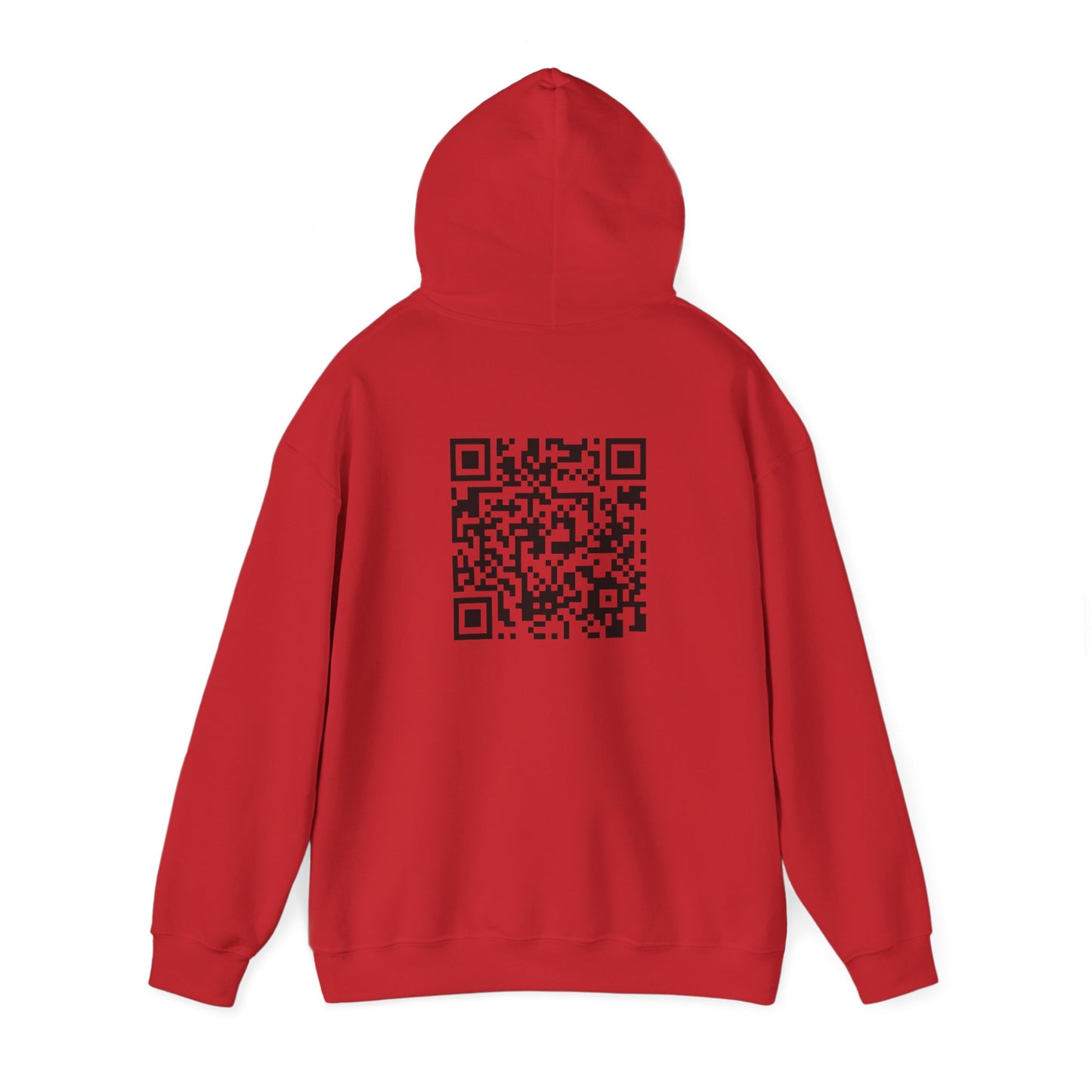 QR Code - Unisex Heavy Blend™ Hooded Sweatshirt - "Jesus Loves You :)"