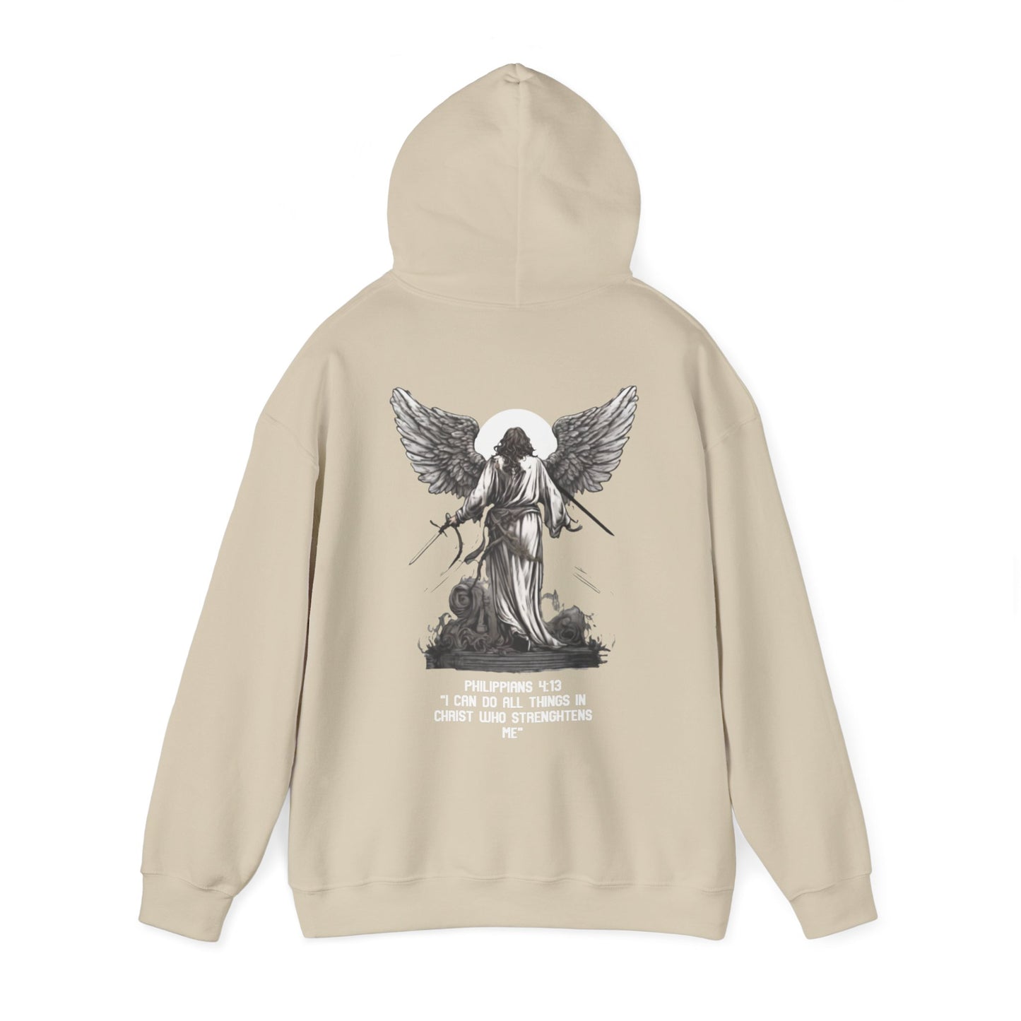 Philippians Armed Angel Hoodie