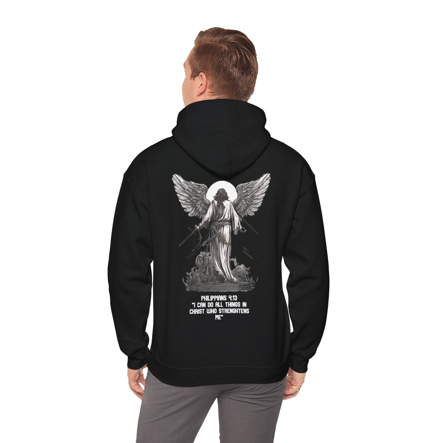 Philippians Armed Angel Hoodie