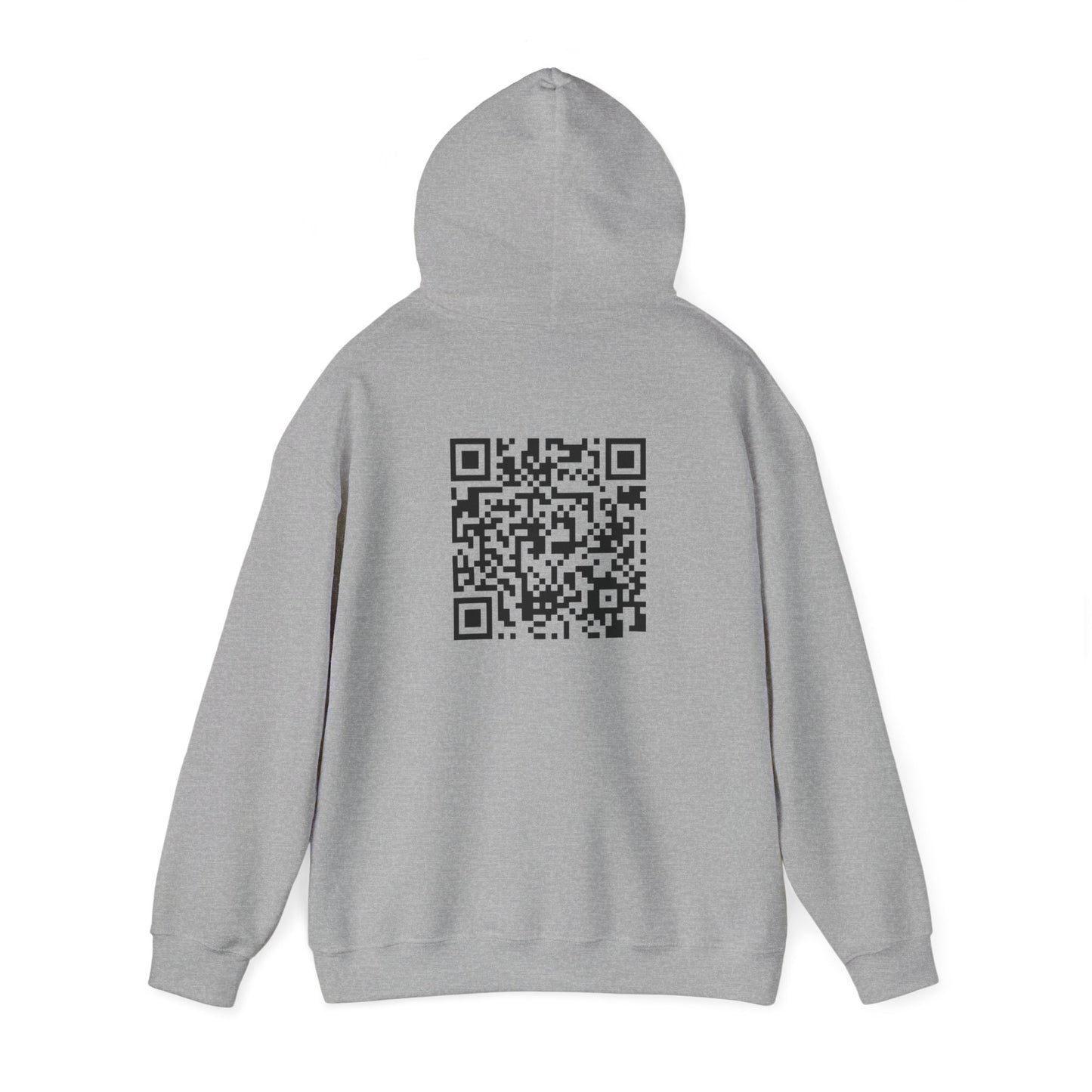 QR Code - Unisex Heavy Blend™ Hooded Sweatshirt - "Jesus Loves You :)"