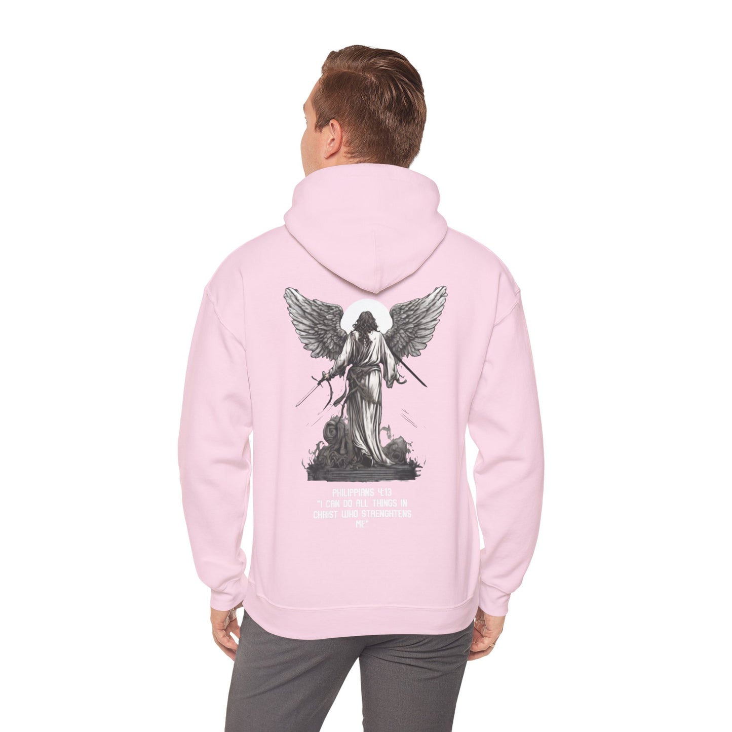 Philippians Armed Angel Hoodie