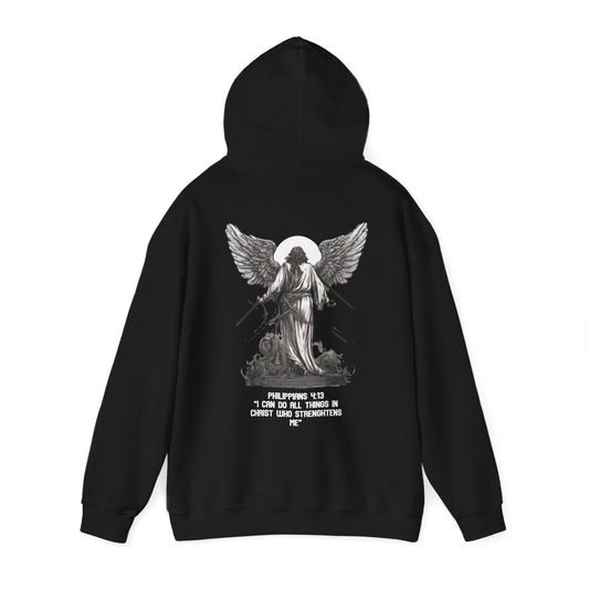 Philippians Armed Angel Hoodie