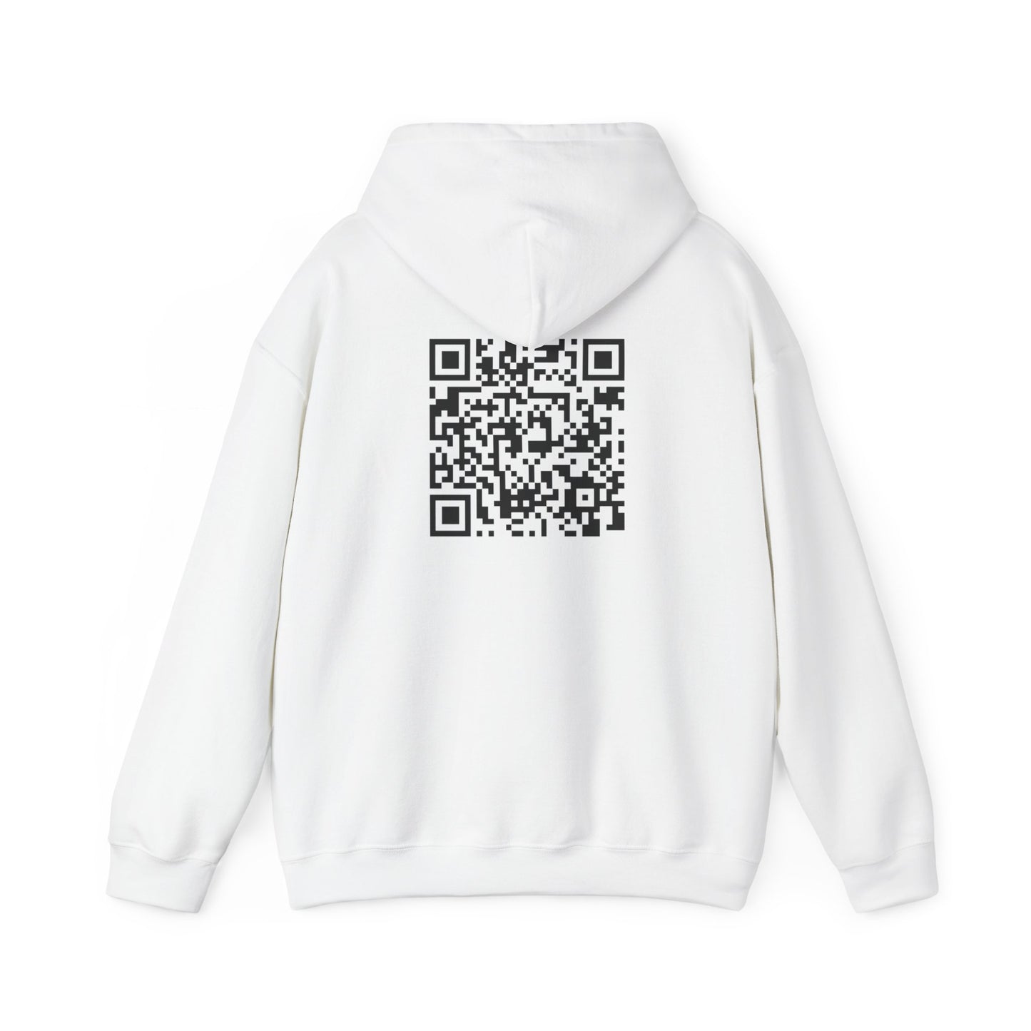 QR Code - Unisex Heavy Blend™ Hooded Sweatshirt - "Jesus Loves You :)"