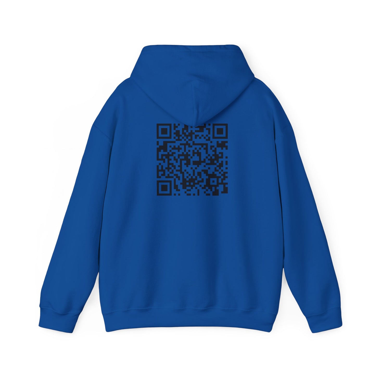 QR Code - Unisex Heavy Blend™ Hooded Sweatshirt - "Jesus Loves You :)"