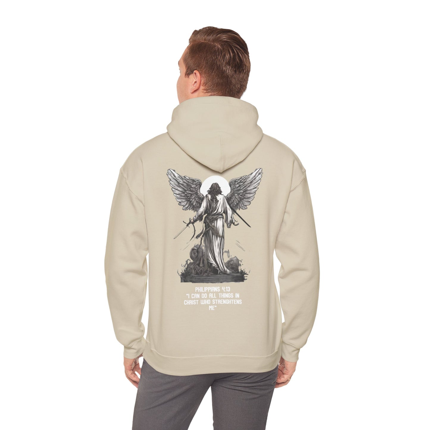 Philippians Armed Angel Hoodie