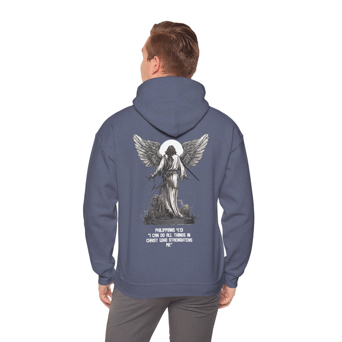 Philippians Armed Angel Hoodie