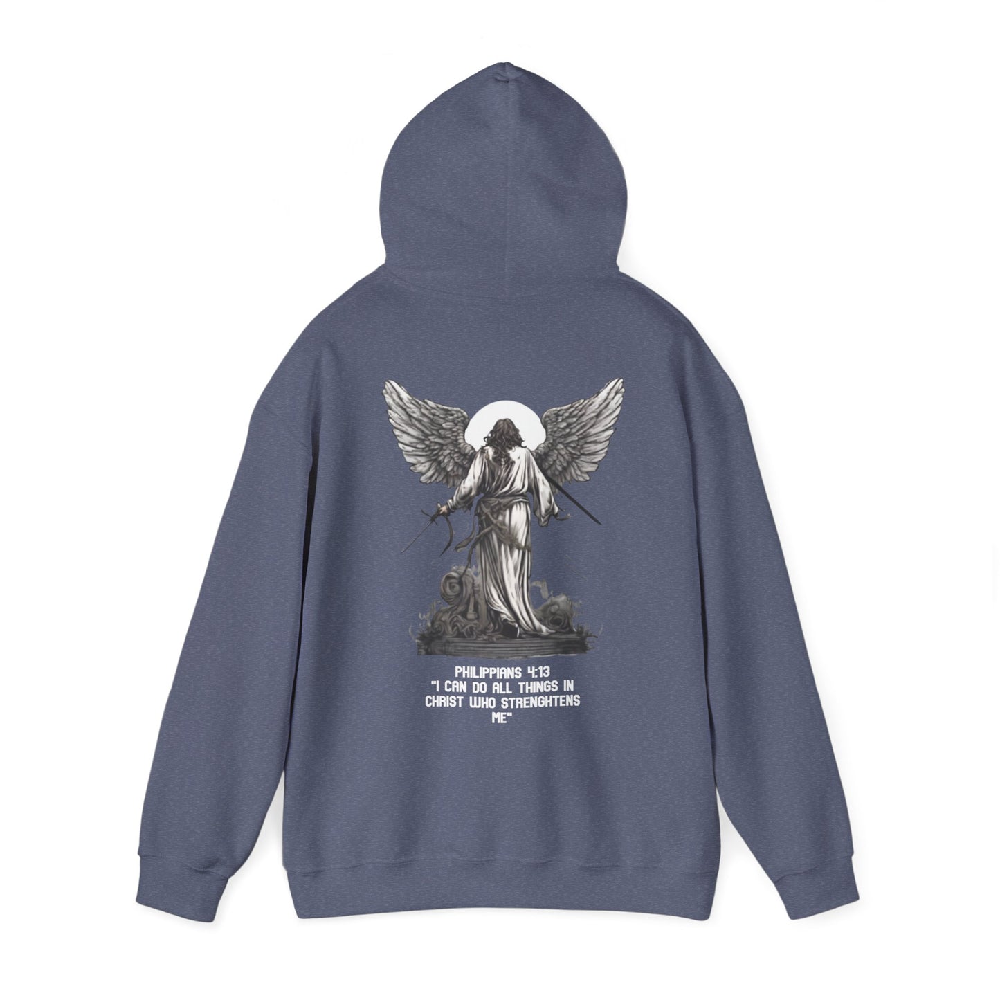 Philippians Armed Angel Hoodie