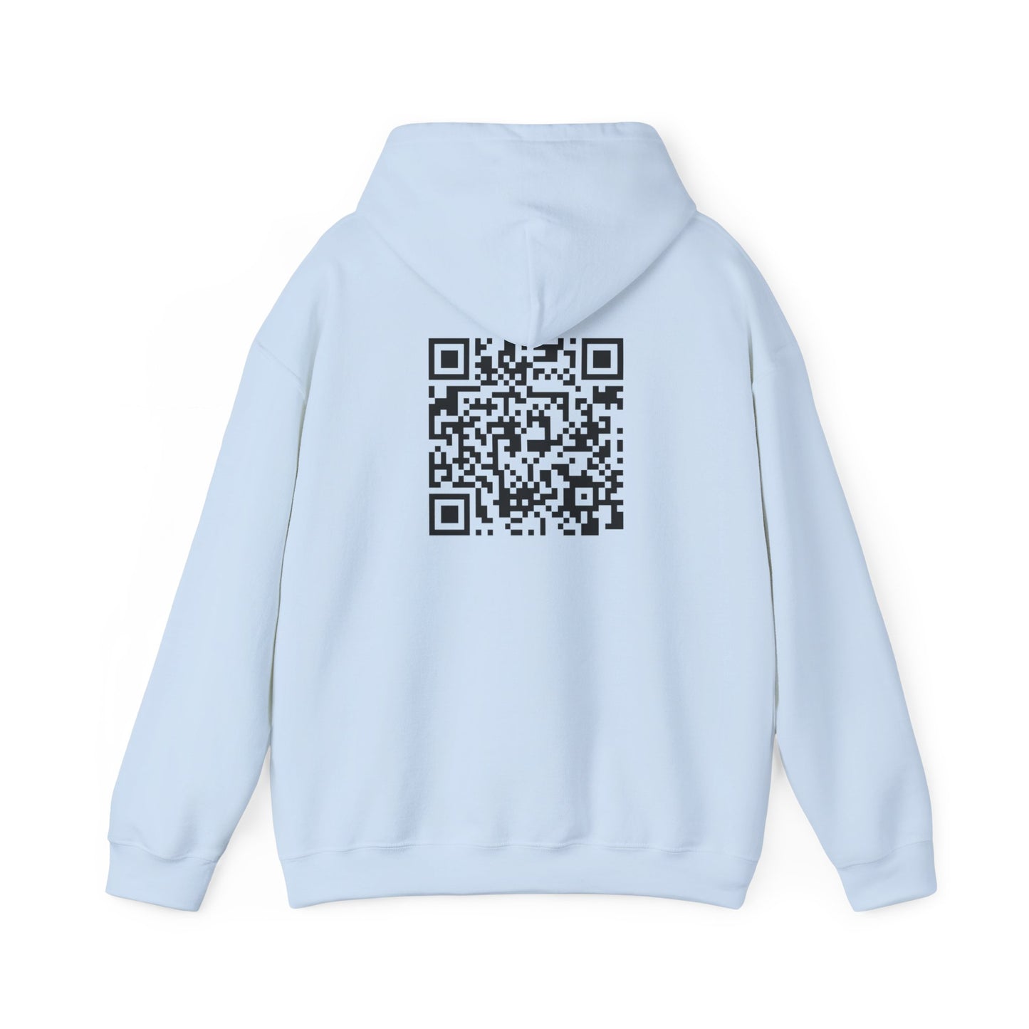 QR Code - Unisex Heavy Blend™ Hooded Sweatshirt - "Jesus Loves You :)"