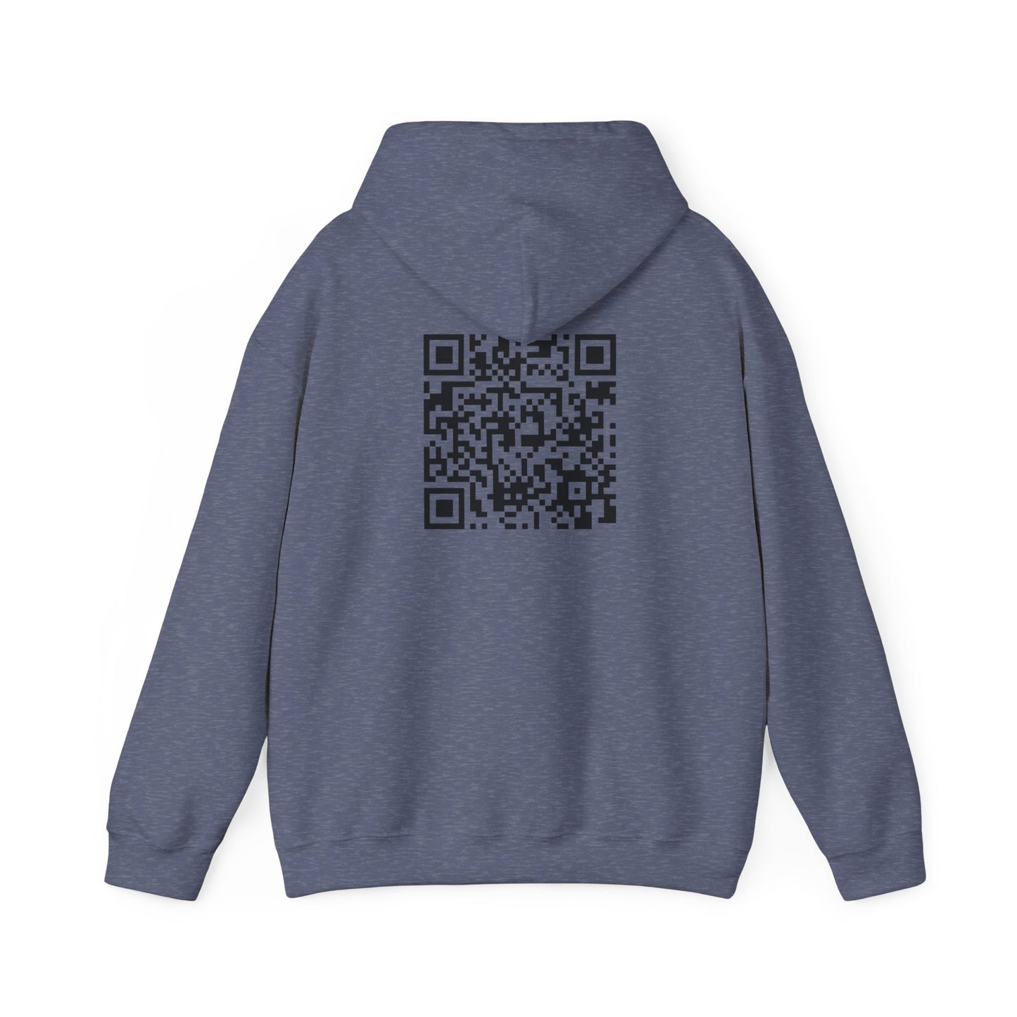 QR Code - Unisex Heavy Blend™ Hooded Sweatshirt - "Jesus Loves You :)"