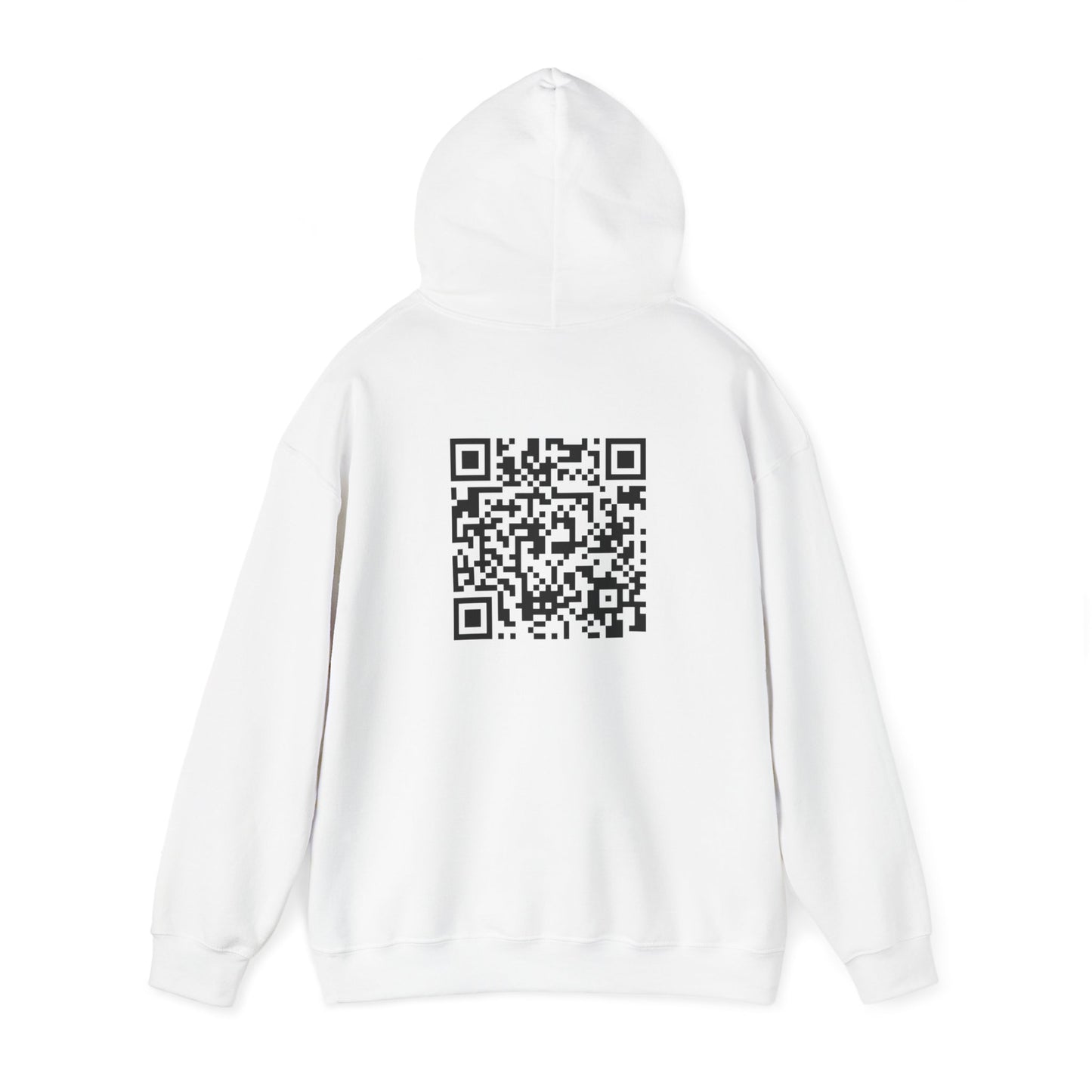 QR Code - Unisex Heavy Blend™ Hooded Sweatshirt - "Jesus Loves You :)"